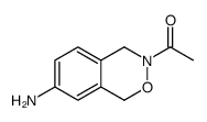 3-Acetyl-3,4-dihydro-1H-2,3-benzoxazin-7-amine结构式