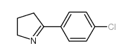 5-(4-氯苯基)-3,4-二氢-2H-吡咯结构式