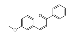 3-(3-methoxyphenyl)-1-phenylprop-2-en-1-one结构式