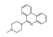 6-(4-methylpiperazin-1-yl)phenanthridine结构式