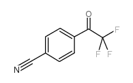 4-(2,2,2-trifluoroacetyl)benzonitrile Structure