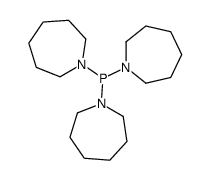Tris(hexahydro-1H-azepin-1-yl)phosphine Structure
