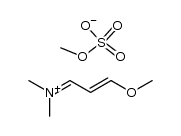 1-Methoxy-3-dimethylimonio-propen-(1)-methylsulfat Structure