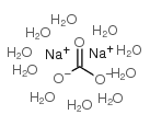 Sodium carbonate hydrate Structure
