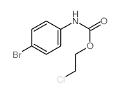 Carbanilic acid,p-bromo-, 2-chloroethyl ester (8CI)结构式