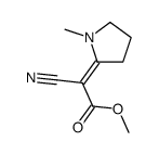 methyl 2-cyano-2-(1-methylpyrrolidin-2-ylidene)acetate Structure