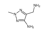 4-amino-5-aminomethyl-2-methyl-1,2,3-triazole结构式