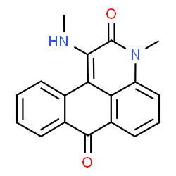 3-methyl-1-(methylamino)-3H-naphtho[1,2,3-de]quinoline-2,7-dione Structure