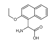 氨基-(2-乙氧基-萘-1-基)-乙酸结构式