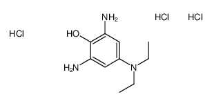 2,6-diamino-4-(diethylamino)phenol trihydrochloride结构式