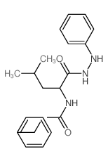 L-Leucine,N-[(phenylmethoxy)carbonyl]-, 2-phenylhydrazide结构式