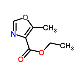 5-甲基恶唑4-甲酸乙酯结构式