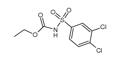 (3,4-dichloro-benzenesulfonyl)-carbamic acid ethyl ester Structure