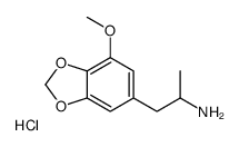 1-(7-methoxy-1,3-benzodioxol-5-yl)propan-2-amine,hydrochloride结构式
