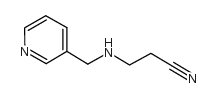 3-(3-吡啶甲氨基)丙腈结构式