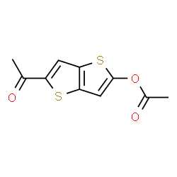 2-Acetylthieno[3,2-b]thiophen-5-ol acetate Structure