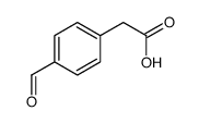 2-(4-甲酰基苯基)乙酸结构式