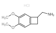 (3,4-二甲氧基双环[4.2.0]辛-1,3,5-二烯-7-基)甲胺盐酸盐结构式