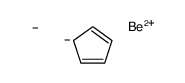beryllium,carbanide,cyclopenta-1,3-diene Structure