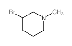 3-Bromo-1-methylpiperidine structure