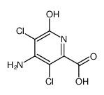 4-amino-3,5-dichloro-6-oxo-1H-pyridine-2-carboxylic acid结构式