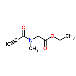 Ethyl N-methyl-N-propioloylglycinate结构式