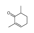 2,6-dimethylcyclohex-2-en-1-one Structure