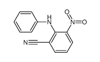 3-nitro-2-(phenylamino)benzonitrile结构式