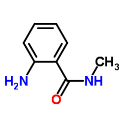2-氨基-N-甲基苯甲酰胺结构式