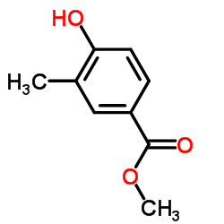 3-甲基-4-羟基苯甲酸甲酯结构式