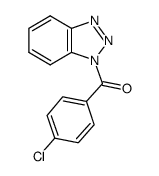 1H-苯并三唑-1-基(4-氯苯基)甲酮结构式