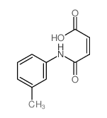 (Z)-3-[(3-methylphenyl)carbamoyl]prop-2-enoic acid结构式