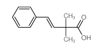 3-Butenoic acid,2,2-dimethyl-4-phenyl-结构式