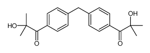1,1'-(亚甲基二-4,1-亚苯基)双[2-羟基-2-甲基-1-丙酮]结构式