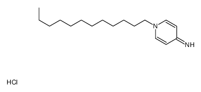 1-dodecylpyridin-1-ium-4-amine,chloride Structure