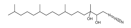 1-azido-3,7,11,15-tetramethylhexadecane-2,3-diol Structure