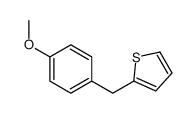 2-[(4-methoxyphenyl)methyl]thiophene Structure