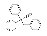 Benzenepropanenitrile, a,a-diphenyl- structure
