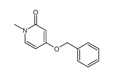 1-甲基-4-(苄氧基)-2-吡啶酮结构式