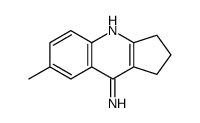 2,3-二氢-7-甲基-1H-环戊并[b]喹啉-9-胺结构式