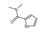 N,N-dimethylselenophene-2-carboxamide结构式