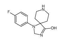 1-(4-fluorophenyl)-1,3,8-triazaspiro[4,5]decan-4-one Structure