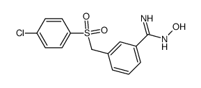 3-[(氯苯基)磺酰基]甲基-正-羟基苯甲酰亚胺结构式
