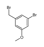 1-Bromo-3-(bromomethyl)-5-methoxybenzene Structure