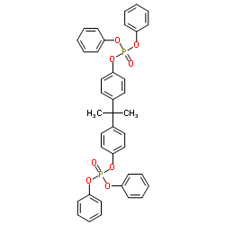 双酚 A 双(二苯基磷酸酯)结构式