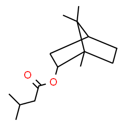 Bornyl isovalerate Structure