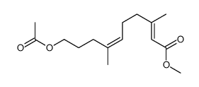 methyl 10-acetyloxy-3,7-dimethyldeca-2,6-dienoate Structure