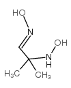 2-(羟基氨基)-2-甲基丙醛肟结构式