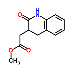 2-(2-氧代-1,2,3,4-四氢喹啉-3-基)乙酸甲酯结构式
