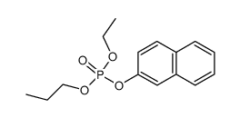 Phosphoric acid ethyl ester naphthalen-2-yl ester propyl ester结构式